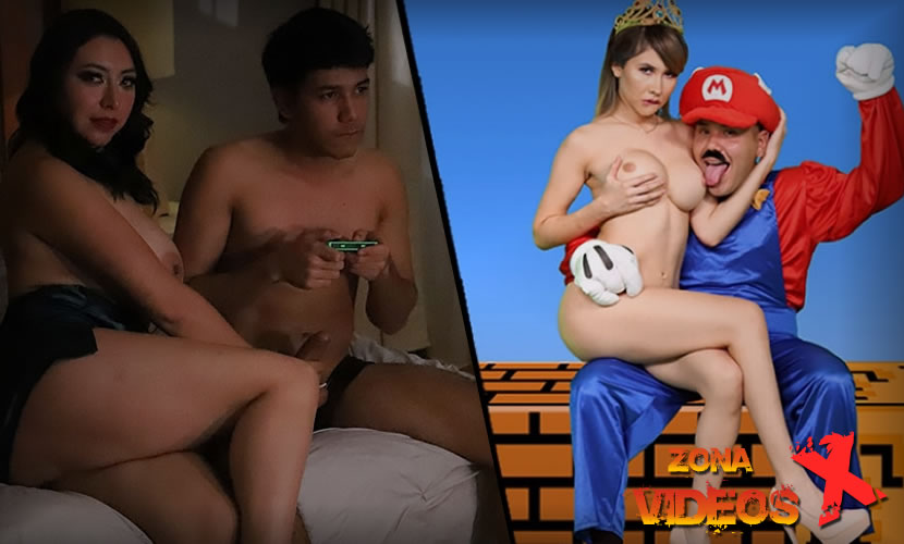 Sexmec - SexMex - Esmeralda Duarte & Kari Cachonda Super Mario Porno | Zona Videos X